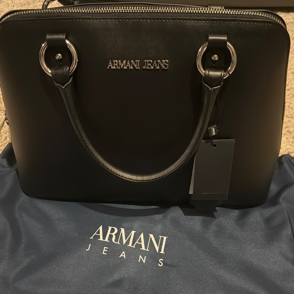 Armani Jeans Black Handbag